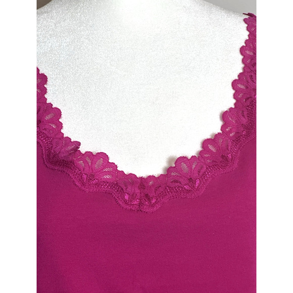 Christopher & Banks Women's Magenta Tank Cami Top Size M - Picture 7 of 16